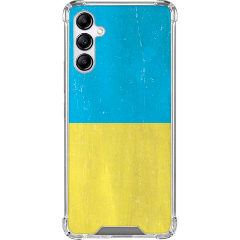 Ukraine Flag Distressed Galaxy A15 5G Clear Case